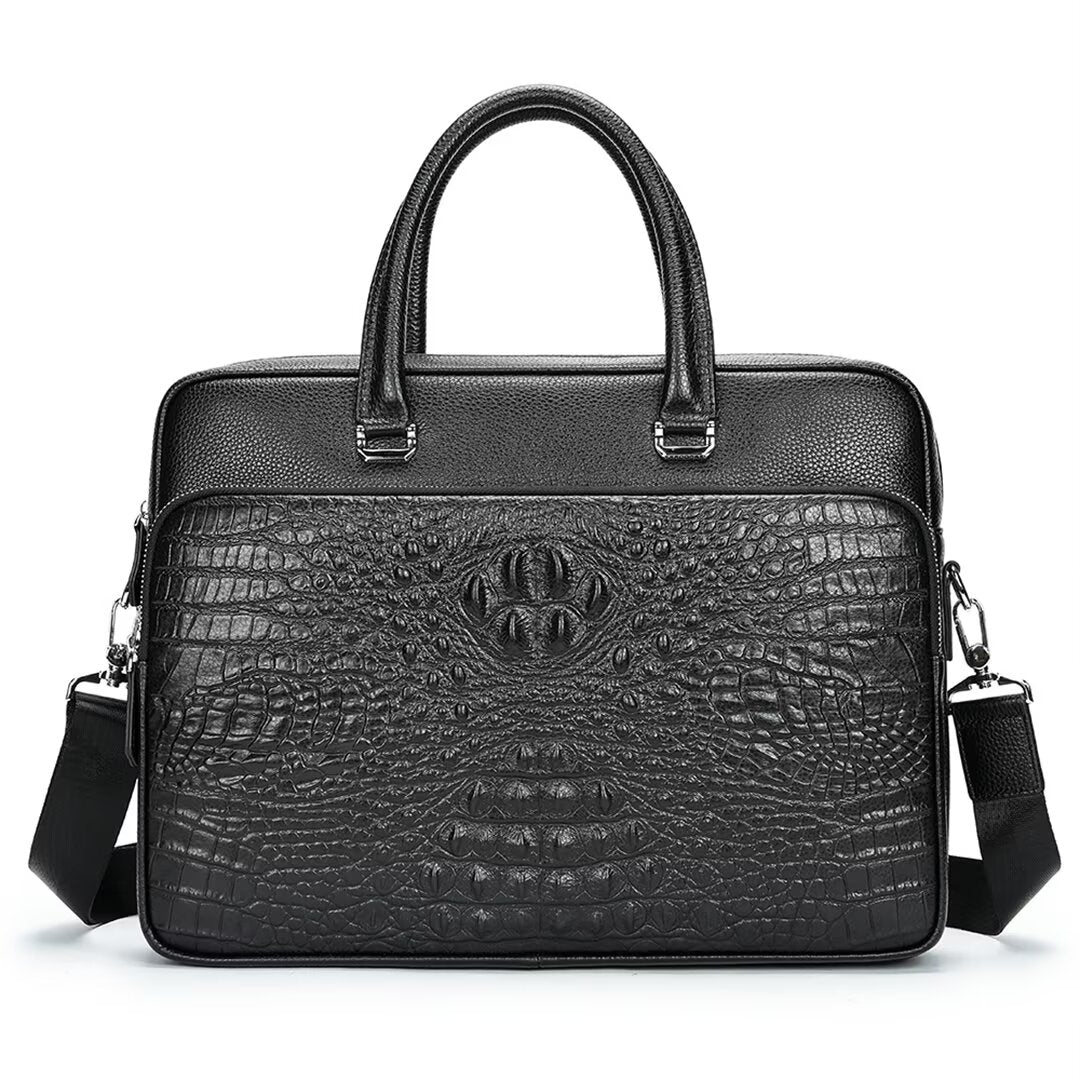 Veltique Business Croc Briefcase