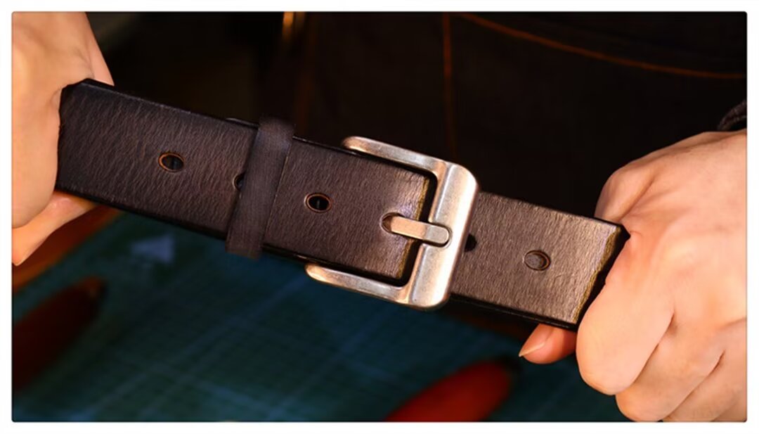 Classic Cowskin Men's Belt