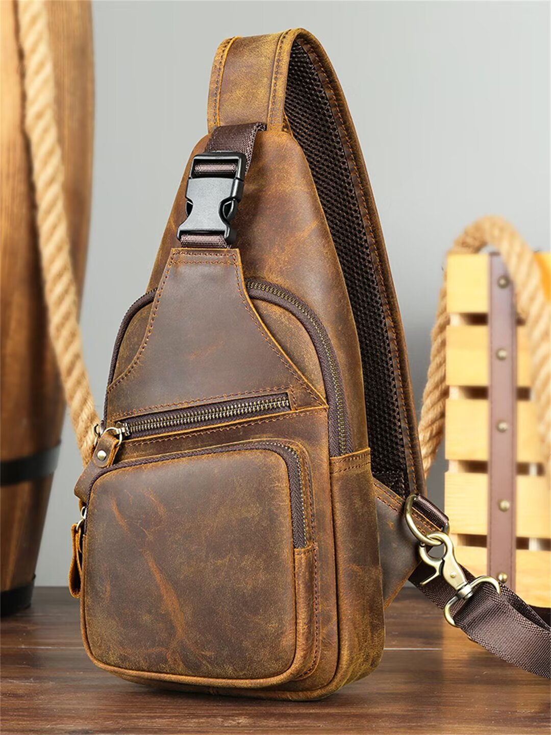 Iconic Influence Men's Leather Bag