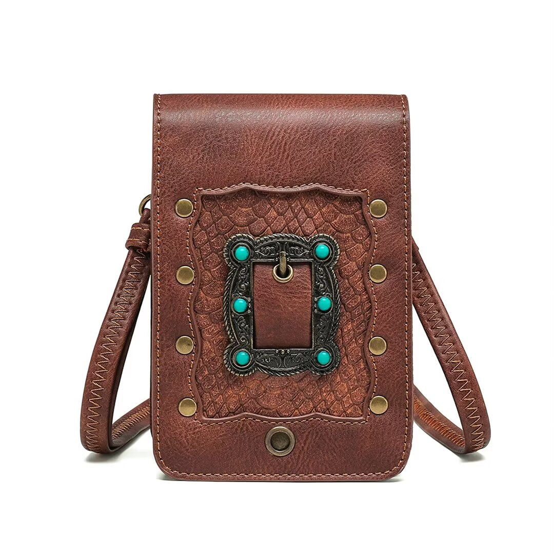 Refined Square Leather Handbag