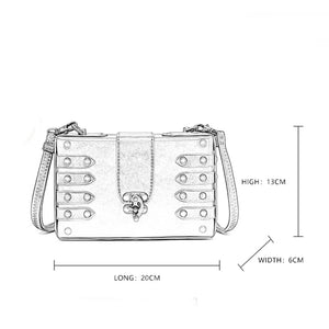 Trendsetting Tote with Lock Buckle Detail