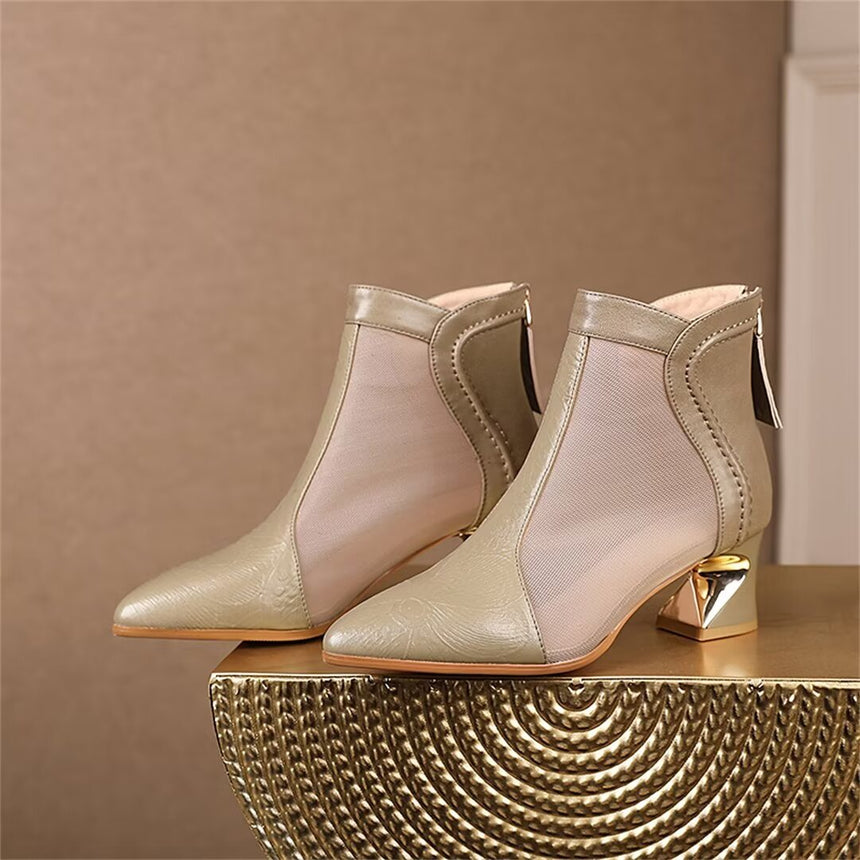 SophisticateSheen Leather Heels