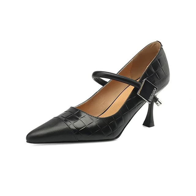 Refined Buckle Accent Pumps