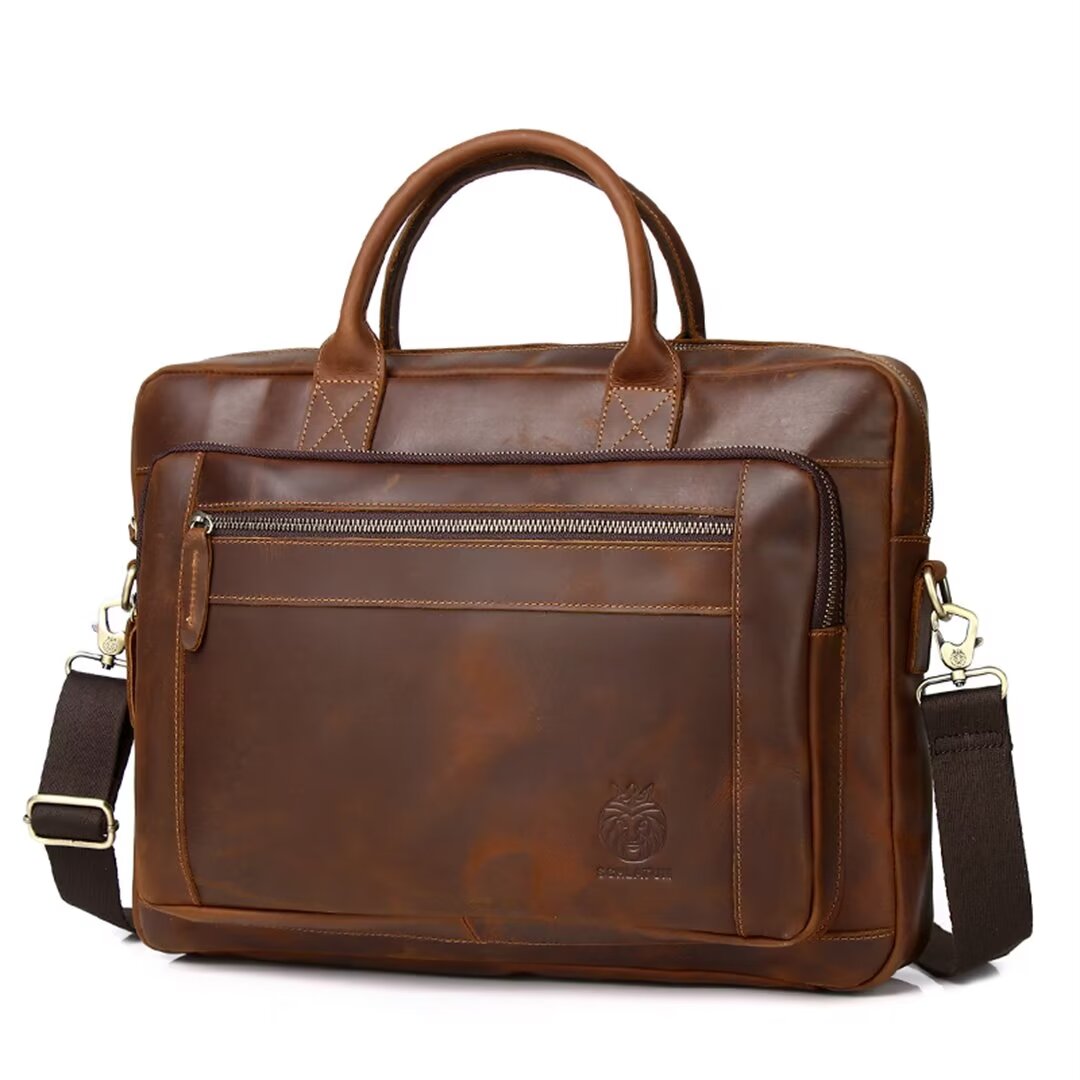 Classic Square Leather Brief