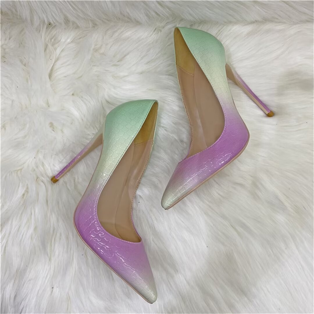 ElegantPointe Microfiber Sky Heels