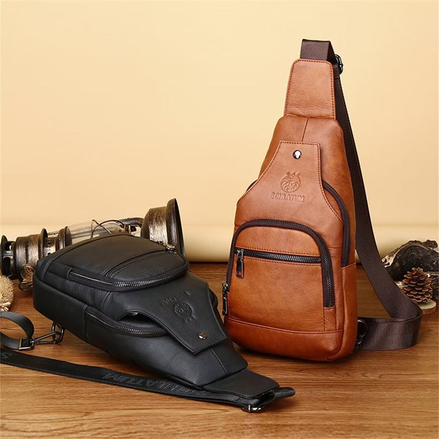 Elegant Leather Tote for the Modern Man