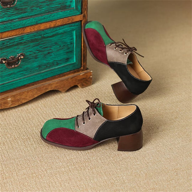 Round Toe Women's Pumps with 5cm Heel