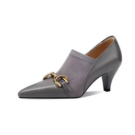 Refined Beauty Thick Heel Pumps