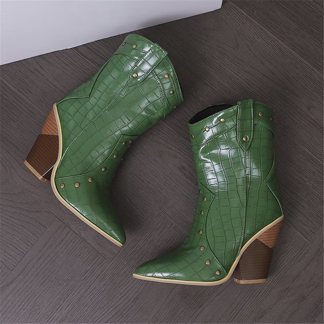 CrocTex Square-Toed Cloth Boots