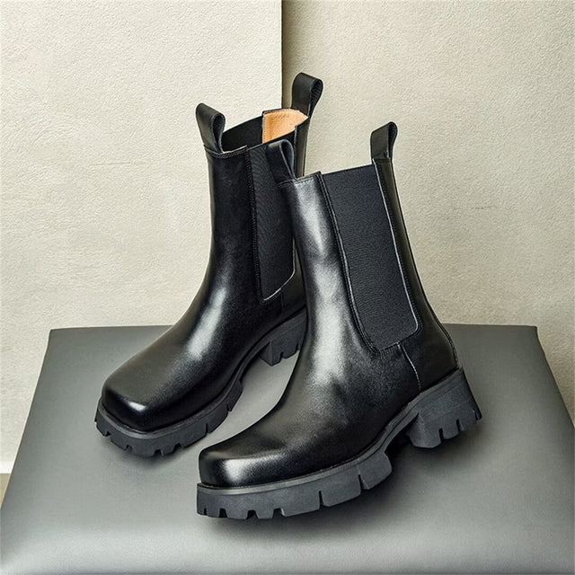 Trendsetter Cow Leather Ankle Boots