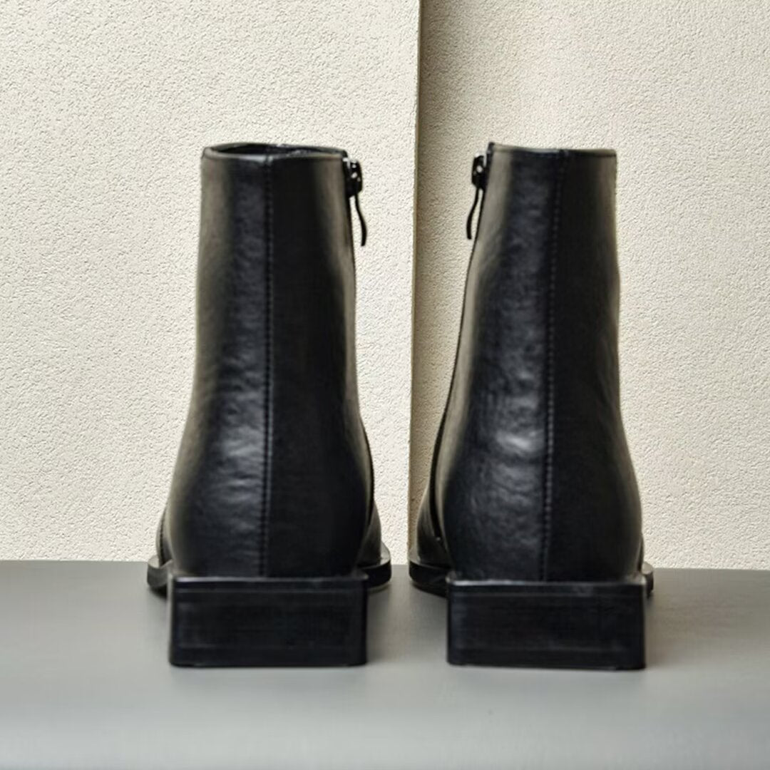 LuxeStride Imperium Zip Boots