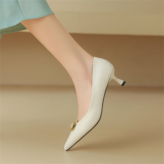 High Heels with Thin Heel Design