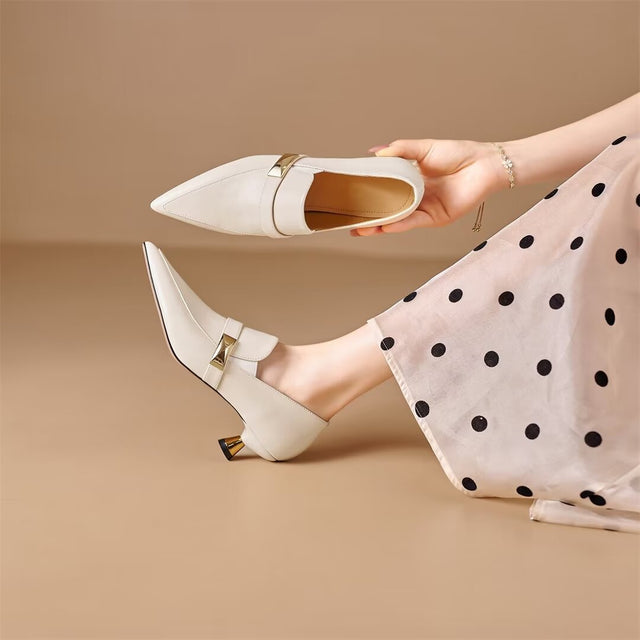 Women's Pumps with Sleek Thin Heel