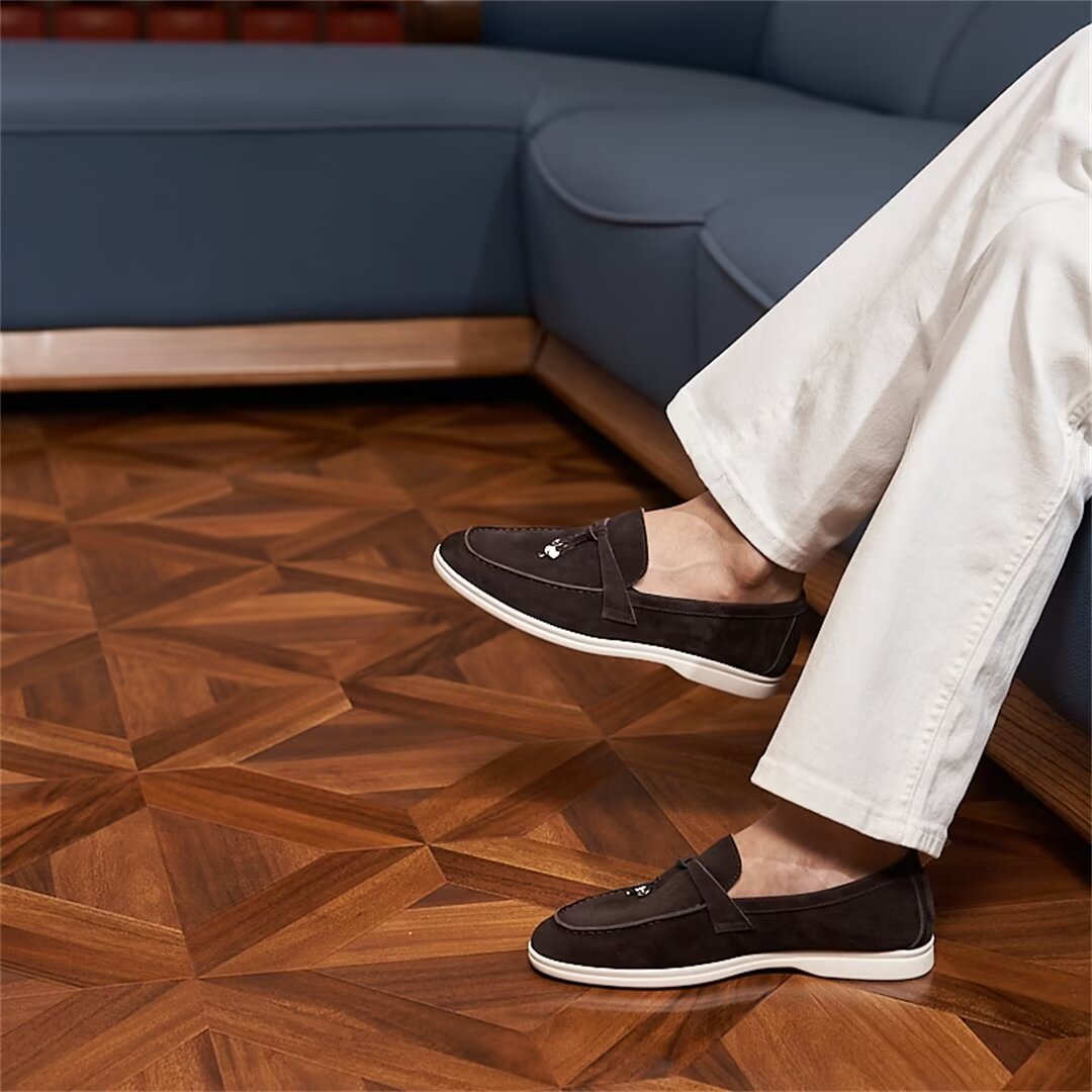 SleekStep Leather Loafers for Men