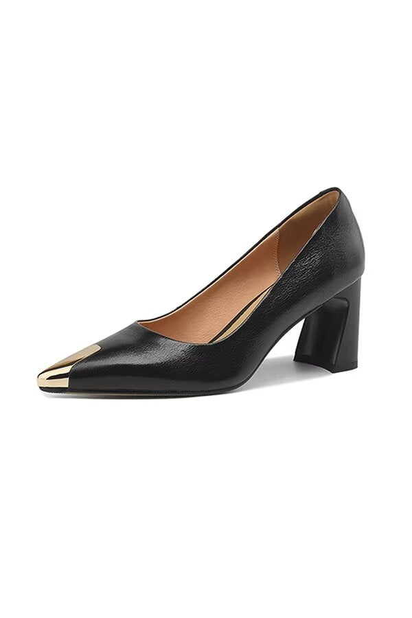 ElegancePoint High Square-Heel Women's Pumps