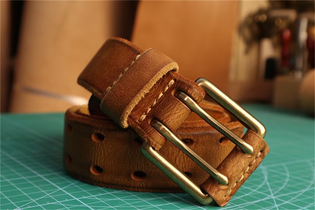 Premium Cowskin Belt with Elegant Buckle