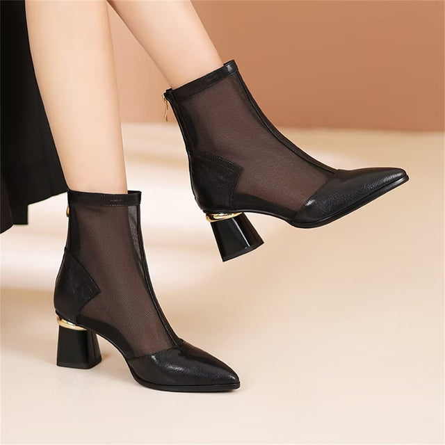 ChicElegance Cow Leather Pumps