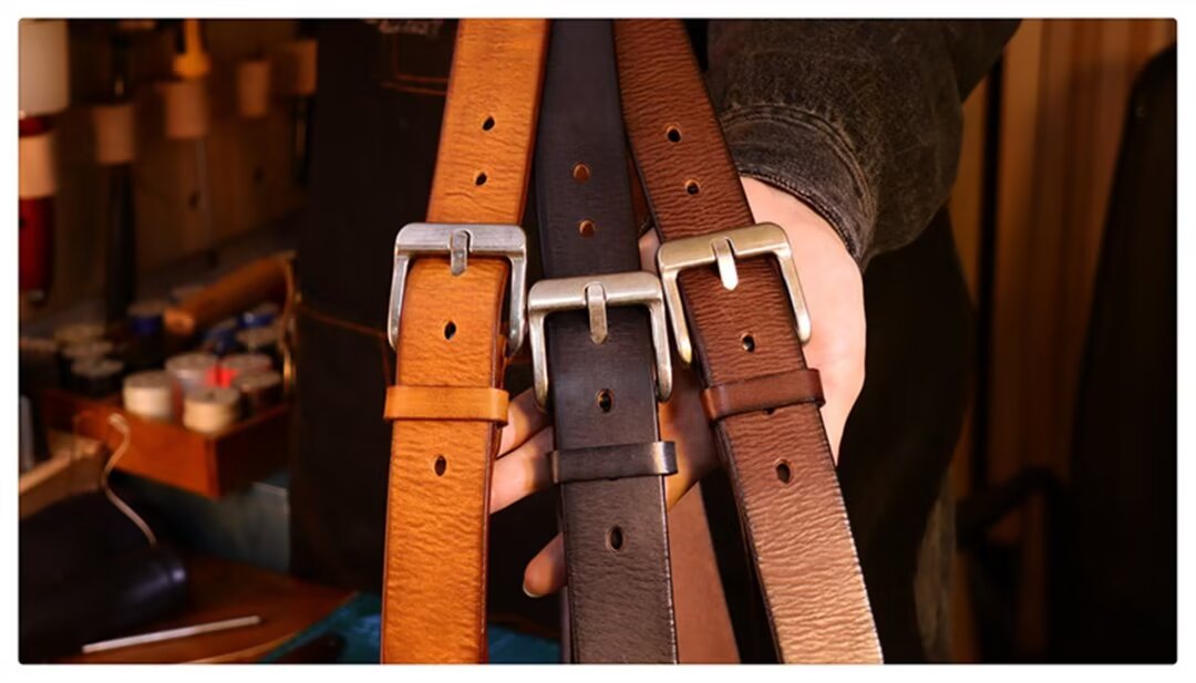 Classic Cowskin Men's Belt