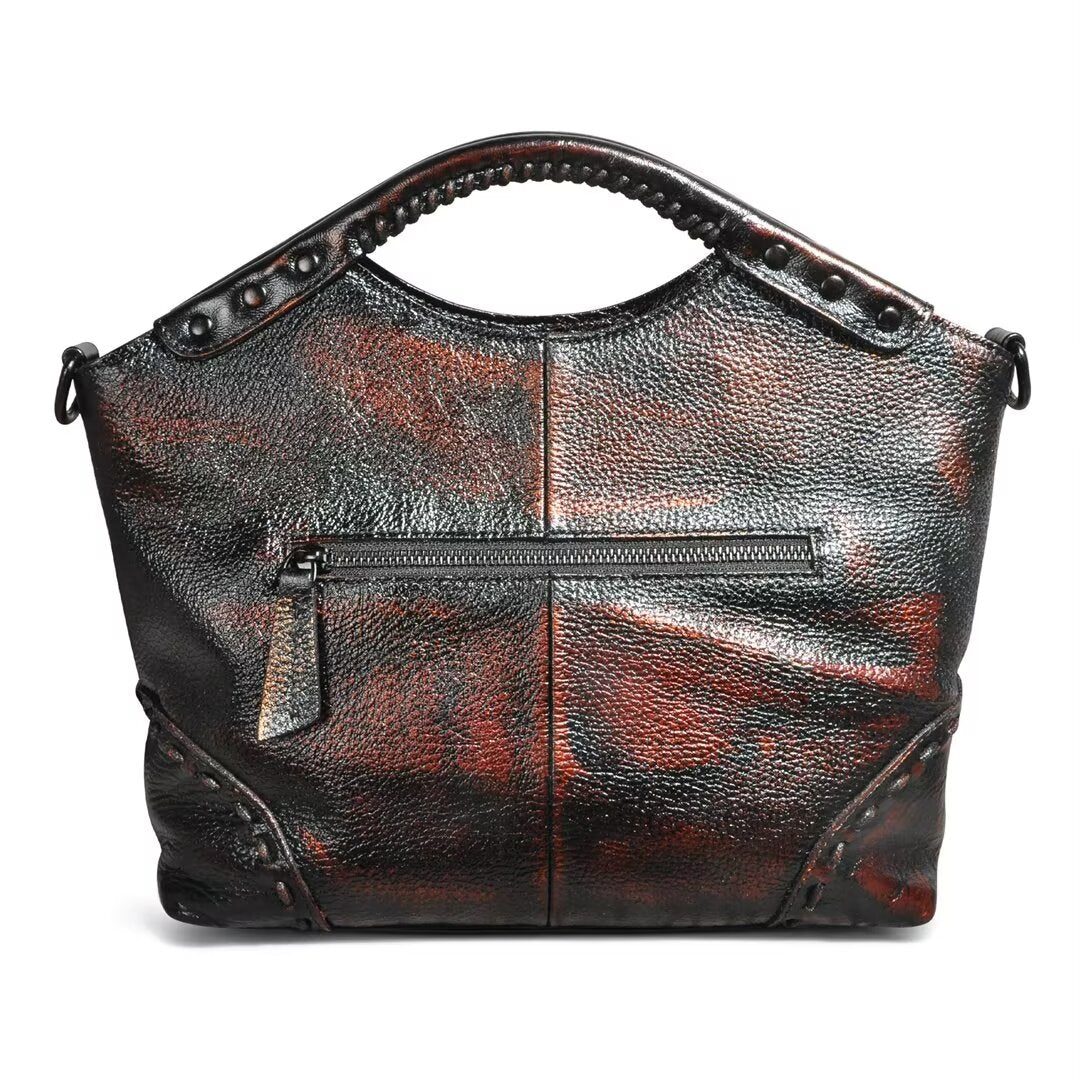 Classic Chic Leather Ensemble Tote