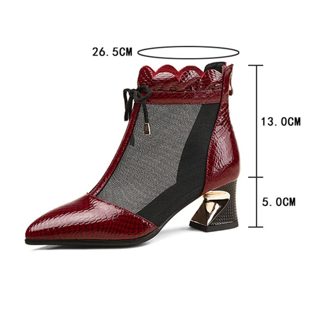 UrbanSheen Zipper Heels