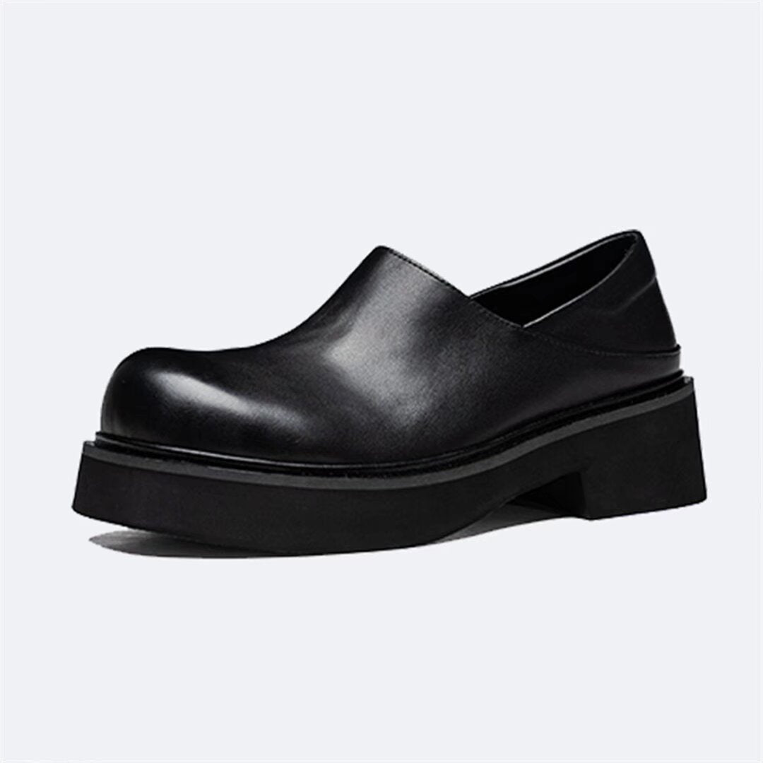 SleekCow Leather Slip-On Boots