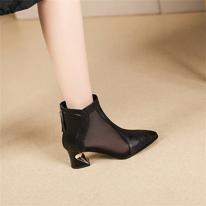 SophisticateSheen Leather Heels