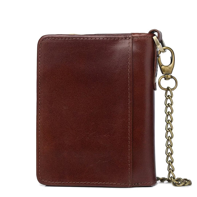 Compact Elegance Leather Wallet