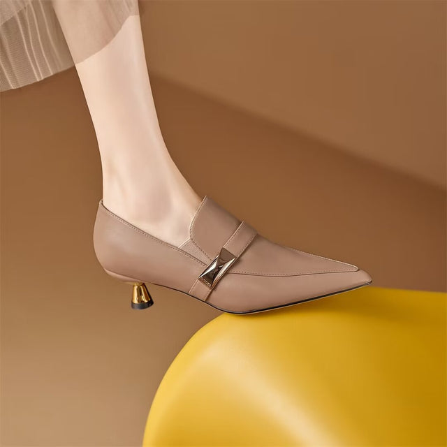 Women's Pumps with Sleek Thin Heel