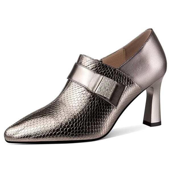 Signature Square-Toe Heel Pumps