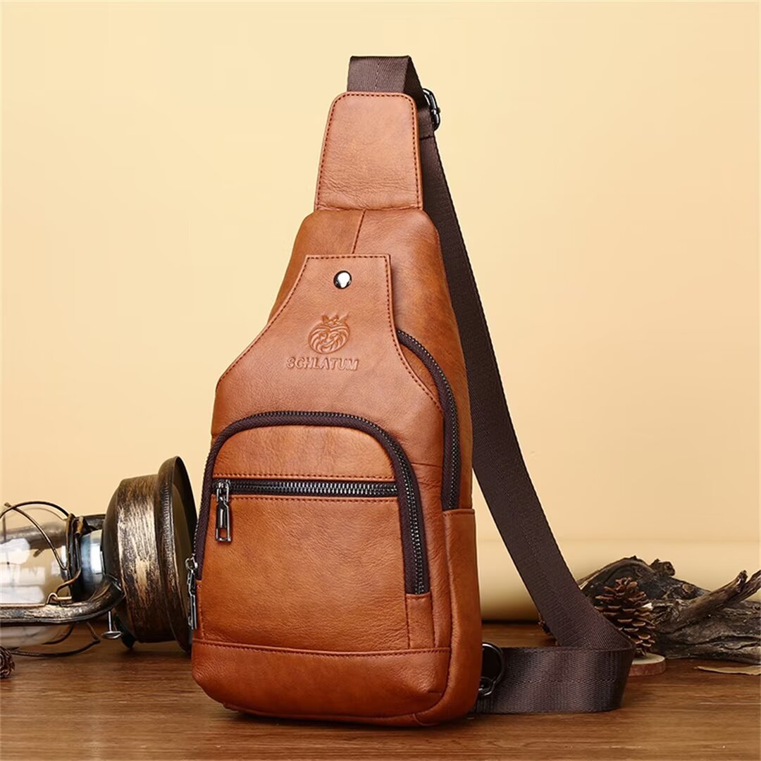 Elegant Leather Tote for the Modern Man