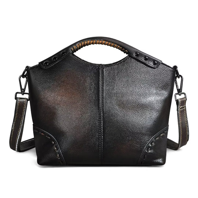 Classic Chic Leather Ensemble Tote
