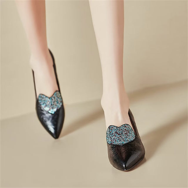 Modern Pointed Toe Heels with 6cm Lift