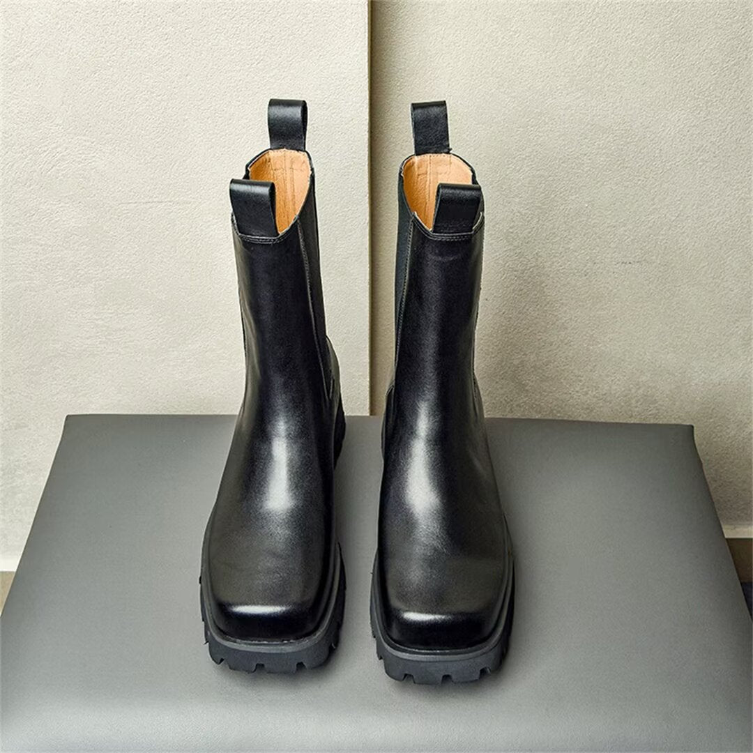 Trendsetter Cow Leather Ankle Boots