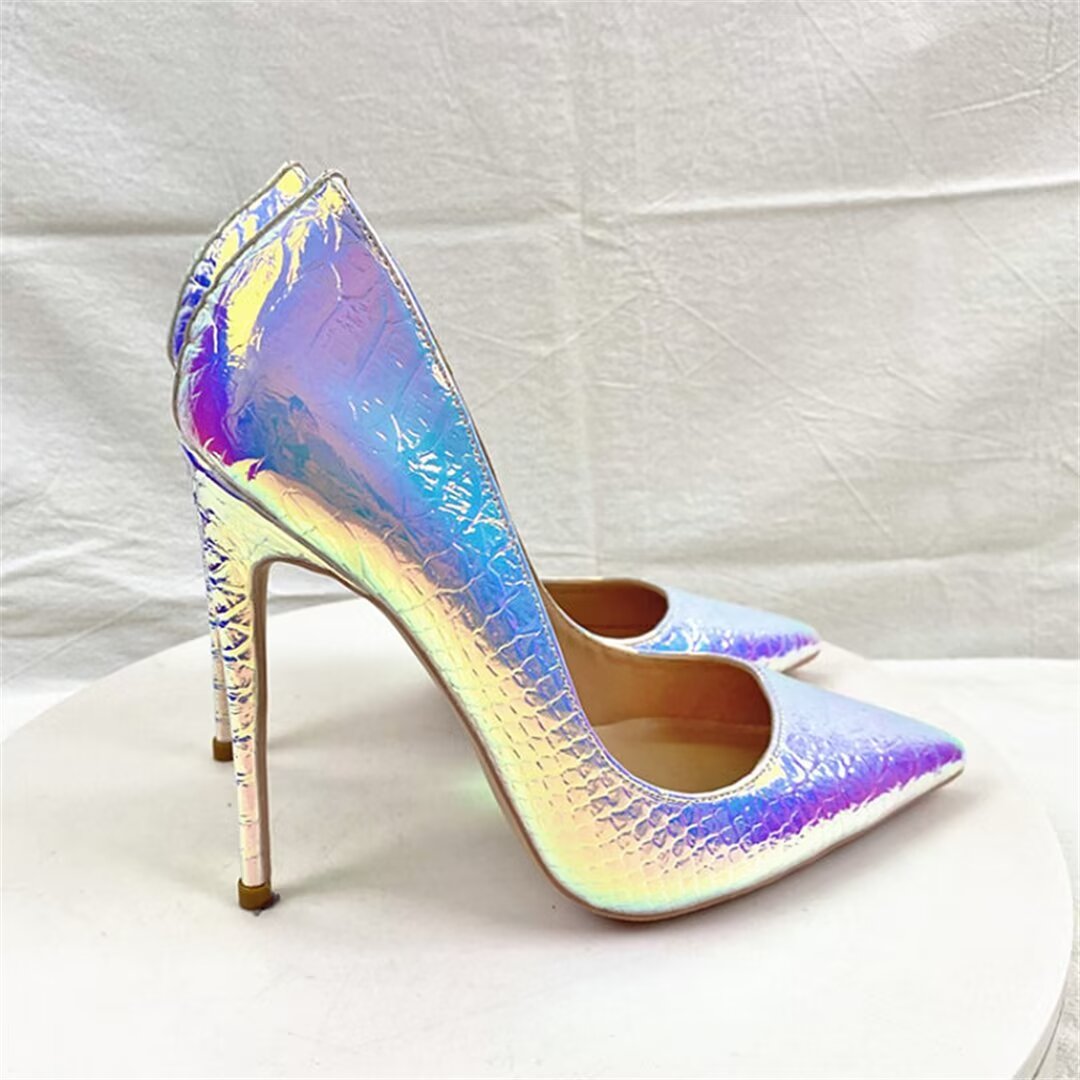 SkyGlide Microfiber Stilettos