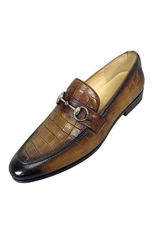 Elegant Round-Toe Cow Leather Loafers