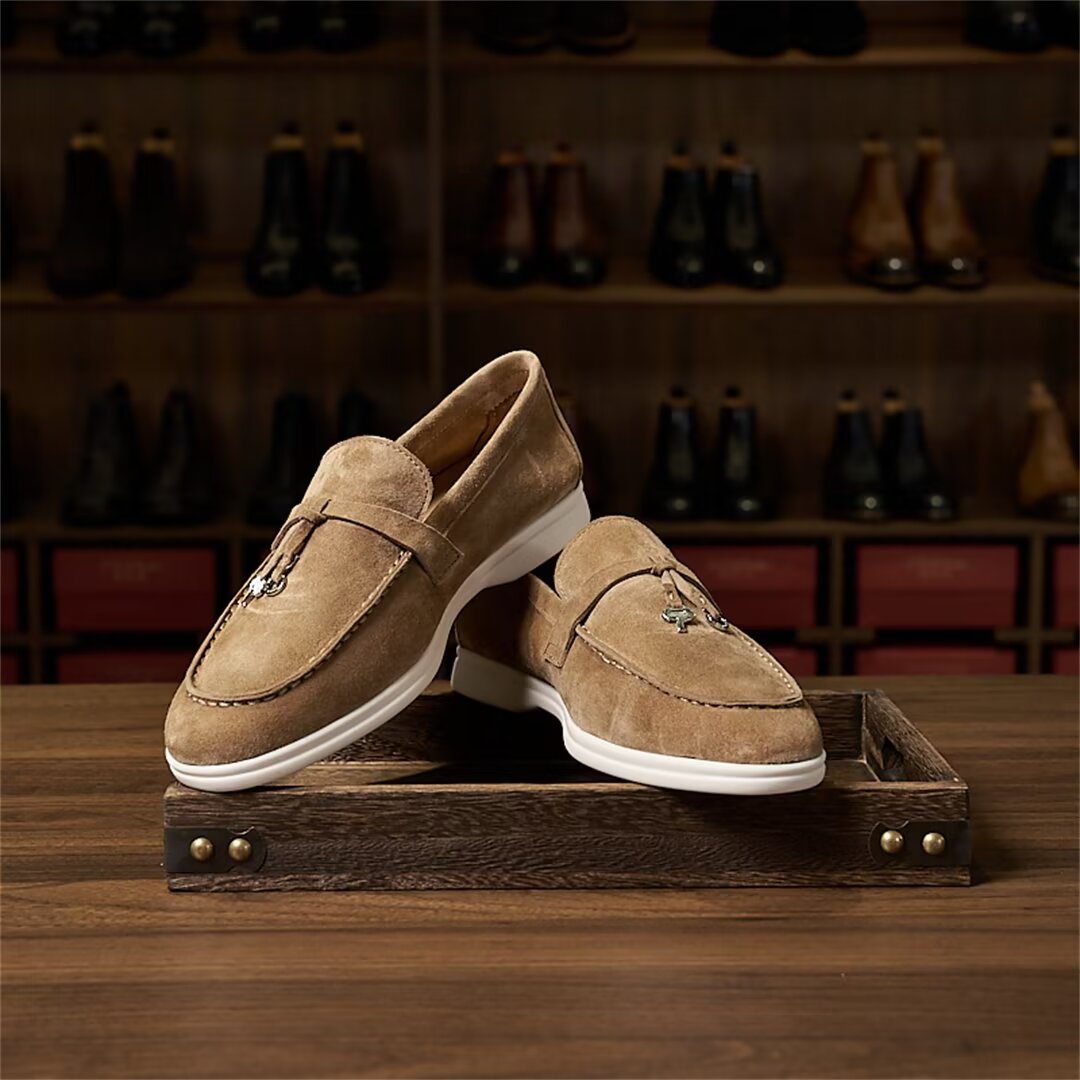 SleekStep Leather Loafers for Men