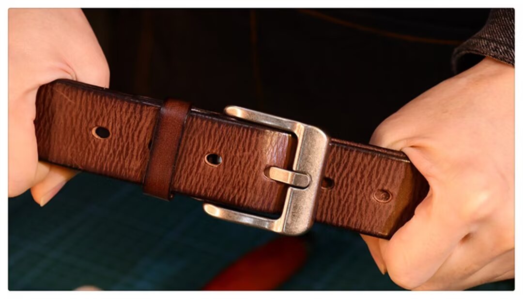 Classic Cowskin Men's Belt