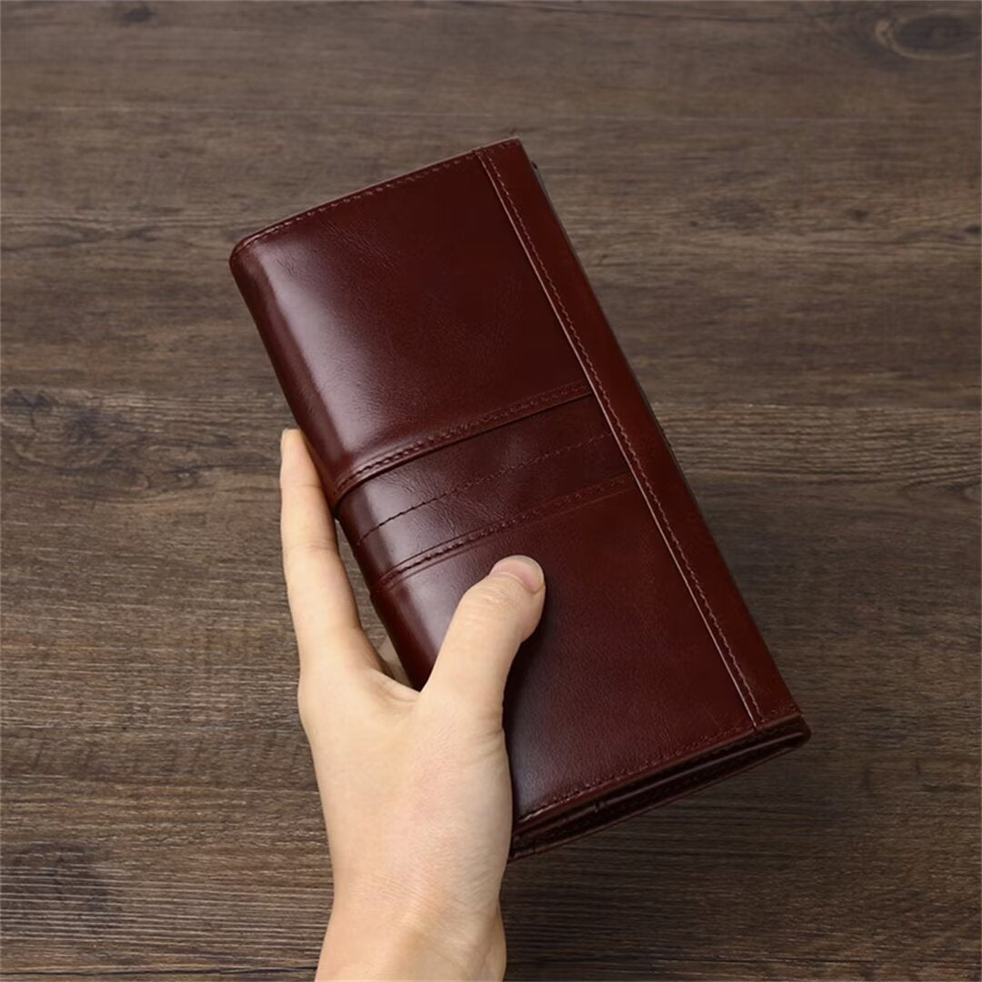 Executive Long Leather Wallet