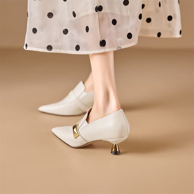 Women's Pumps with Sleek Thin Heel