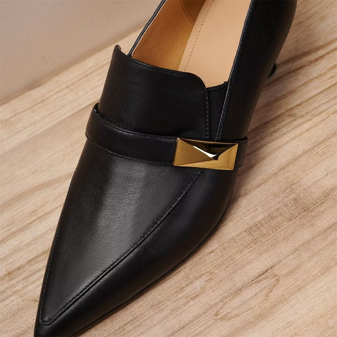 Women's Pumps with Sleek Thin Heel