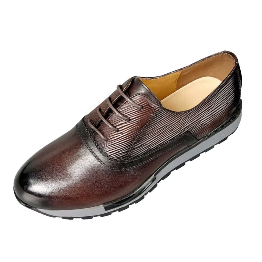 Sleek Cow Leather Casual Shoes