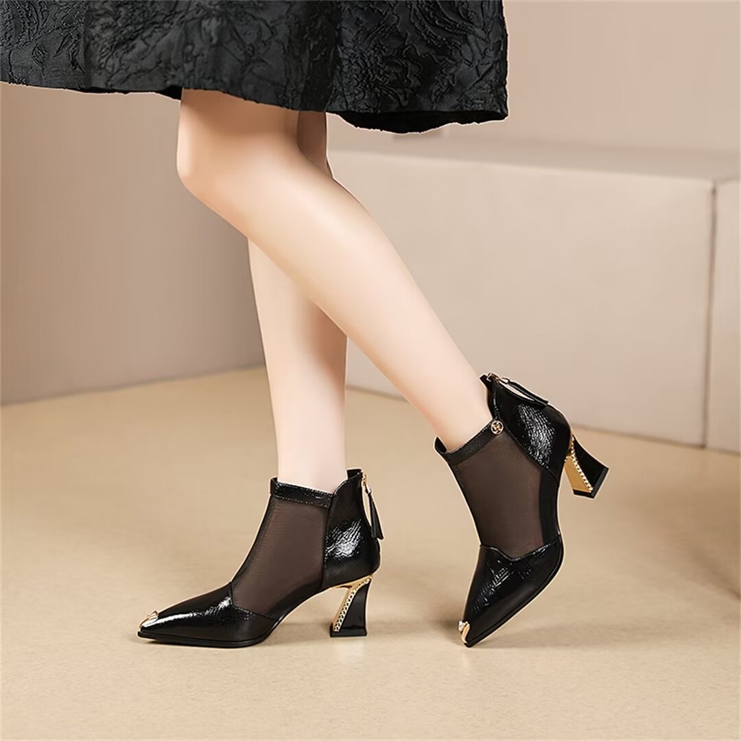 SleekZip Elegance Pumps