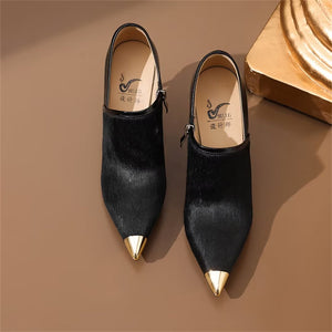 RefinedEdge Cow Leather Pumps