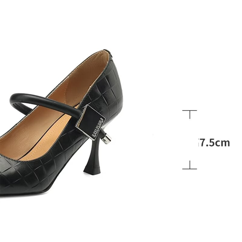 Refined Buckle Accent Pumps