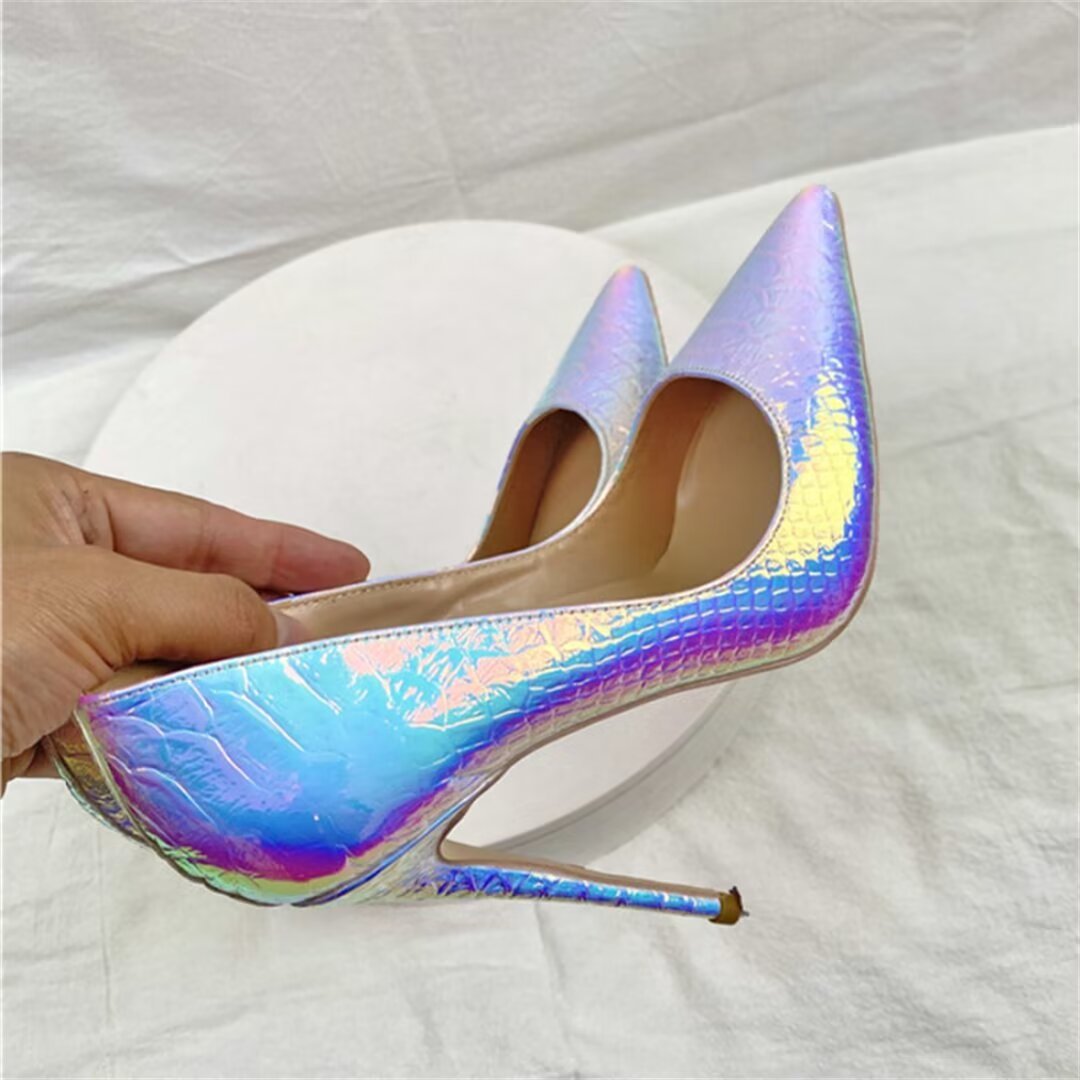 SkyGlide Microfiber Stilettos