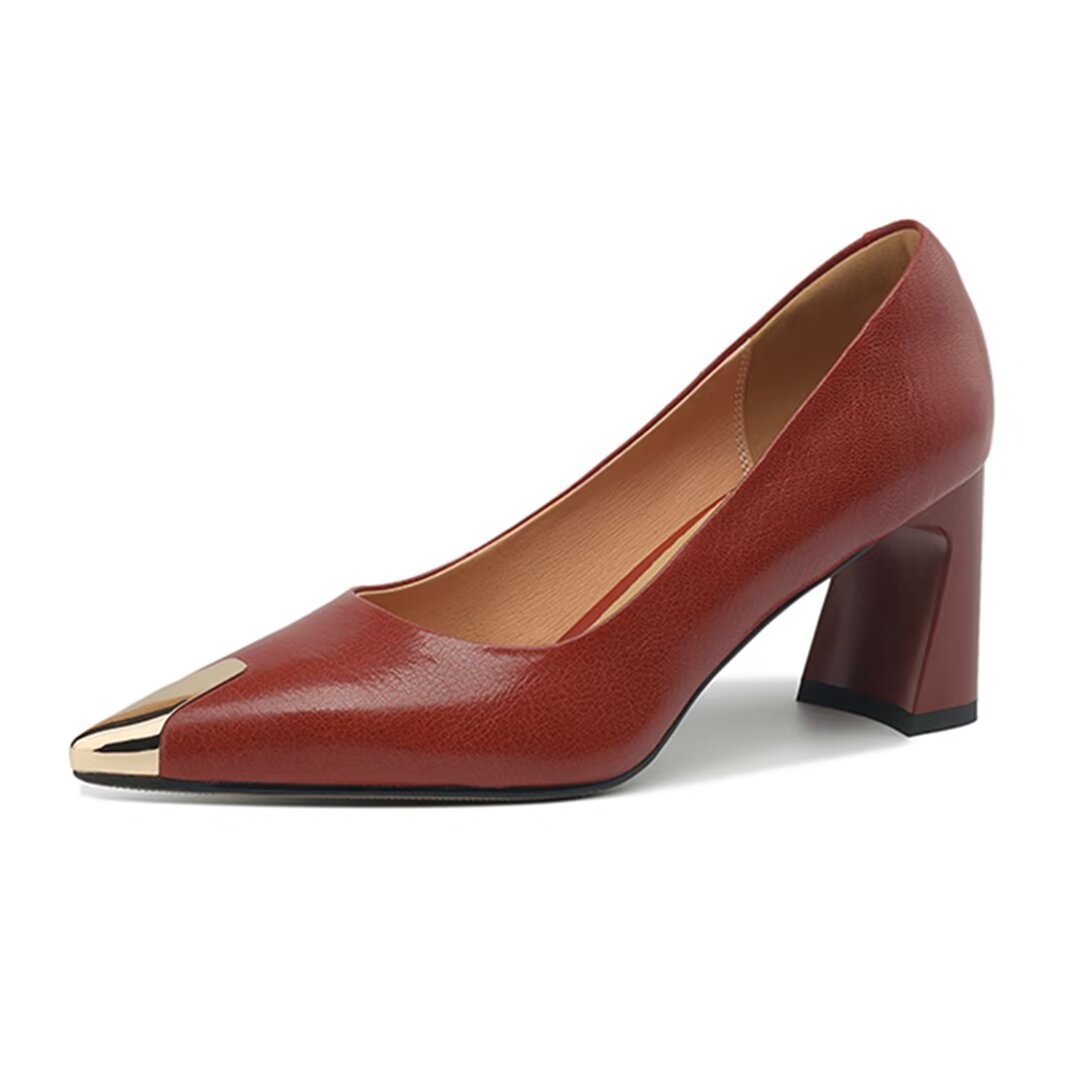 ElegancePoint High Square-Heel Women's Pumps