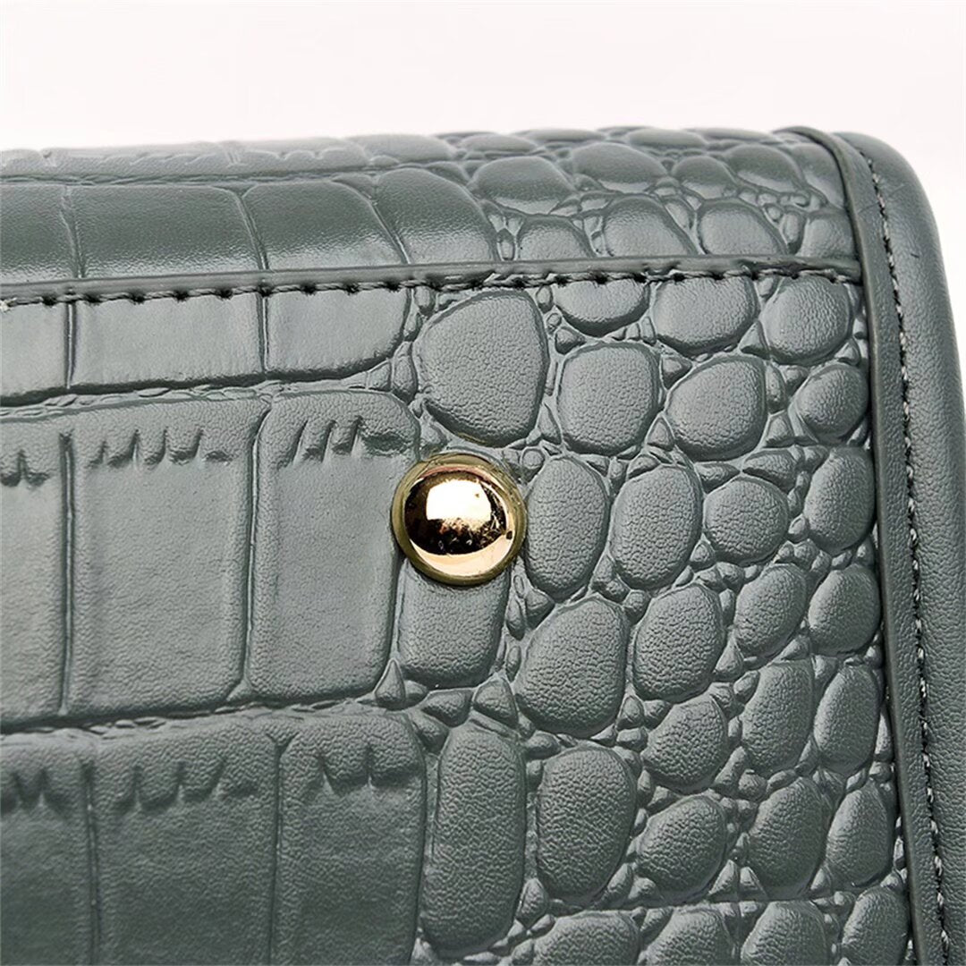 GlamGator Textured Handbag