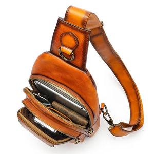 Regal Refined Men's Leather Shoulder Bag