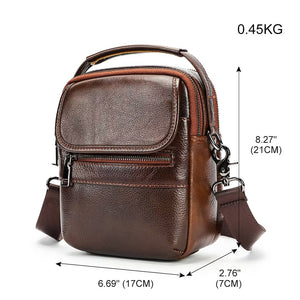 Fashionable Frontier Men's Leather Bag