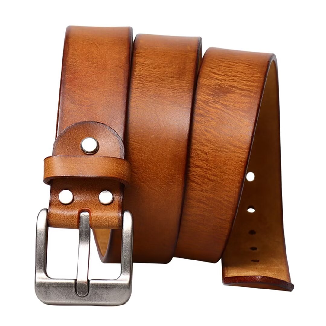 Classic Cowskin Men's Belt